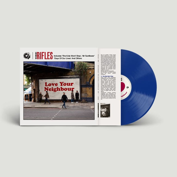 The Rifles Love Your Neighbour Vinyl LP Assai Exclusive Blue Colour 2024
