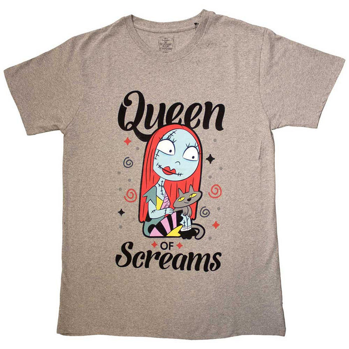 The Nightmare Before Christmas Queen Of Screams Grey XX-Large T-Shirt