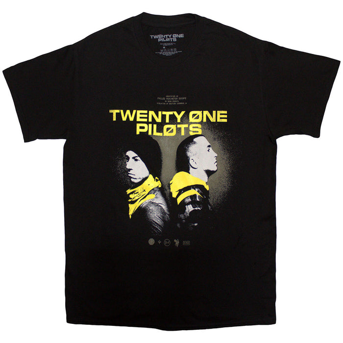 Twenty One Pilots Back to Back Black Large T-Shirt