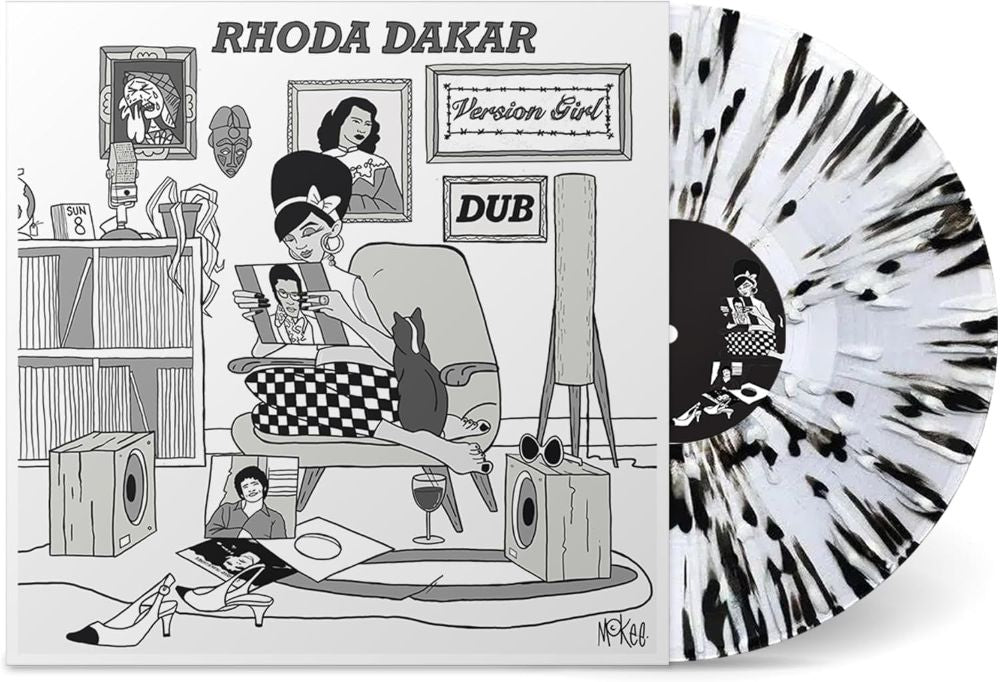 Rhoda Dakar Version Girl In Dub Vinyl LP Black And White Splatter Colour 2025