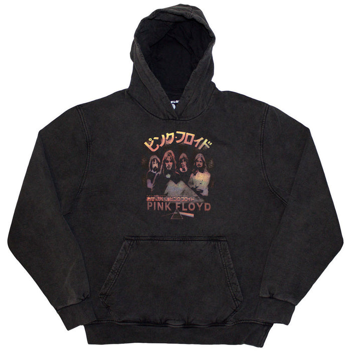 Pink Floyd Japan Poster Charcoal Grey Large Hoodie