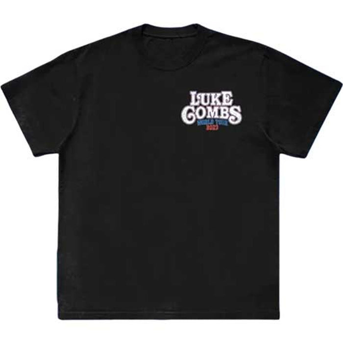 Luke Combs Tour '23 Skull Black X-Large T-Shirt