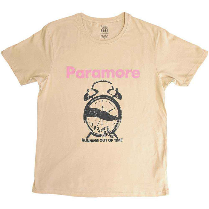 Paramore Clock Runnning Out Of Time Sand Small Unisex T-Shirt