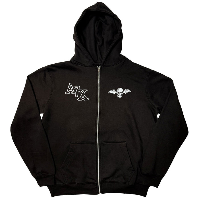 Avenged Sevenfold Dead Head Black Medium Zipped Hoodie