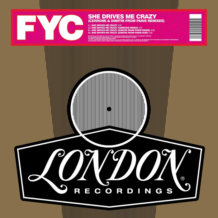 Fine Young Cannibals She Drives Me Crazy Remixes Vinyl 12" RSD Red Colour 2021