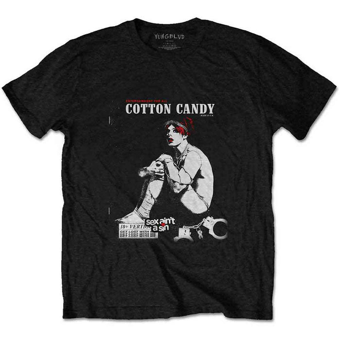 Yungblud Cotton Candy Black Medium T-Shirt