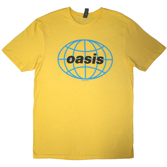 Oasis 1998 World Tour South America Yellow X-Large T-Shirt