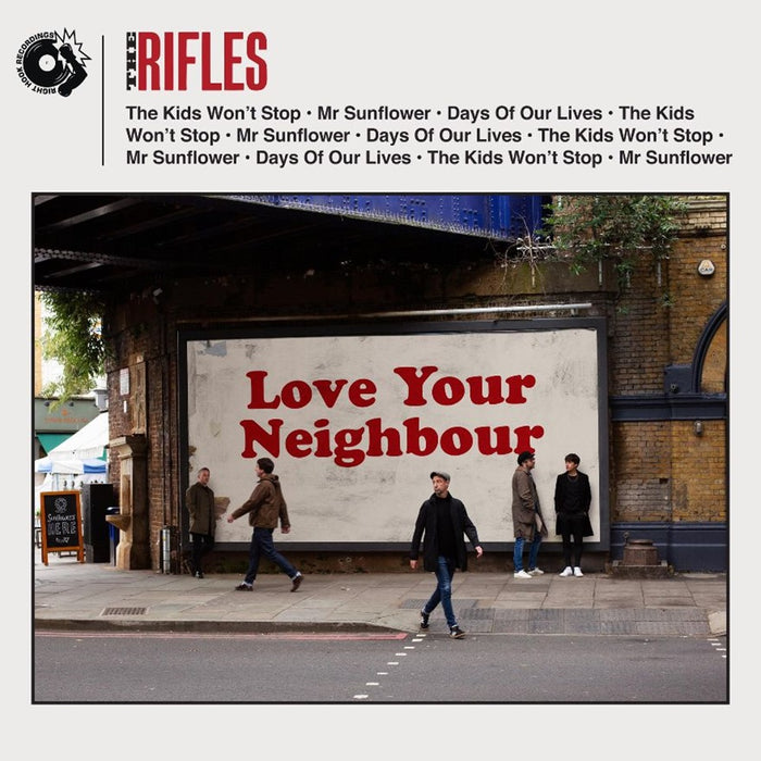 The Rifles Love Your Neighbour Vinyl LP Assai Exclusive Blue Colour 2024