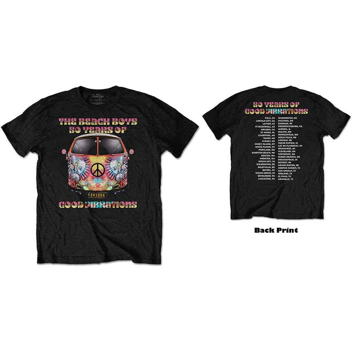 The Beach Boys Good Vibes Tour Black Large T-Shirt