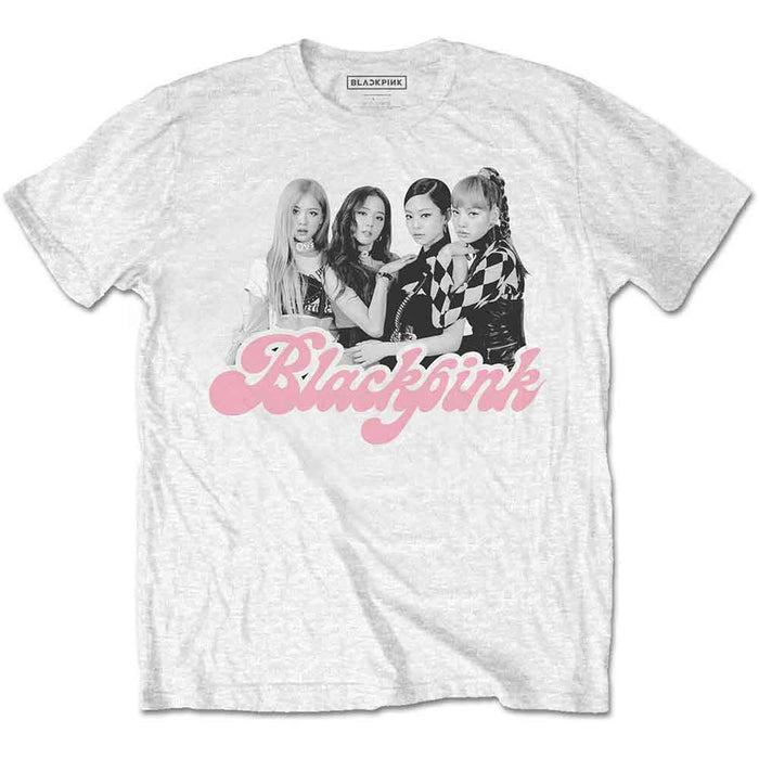 BLACKPINK Photo White Small T-Shirt