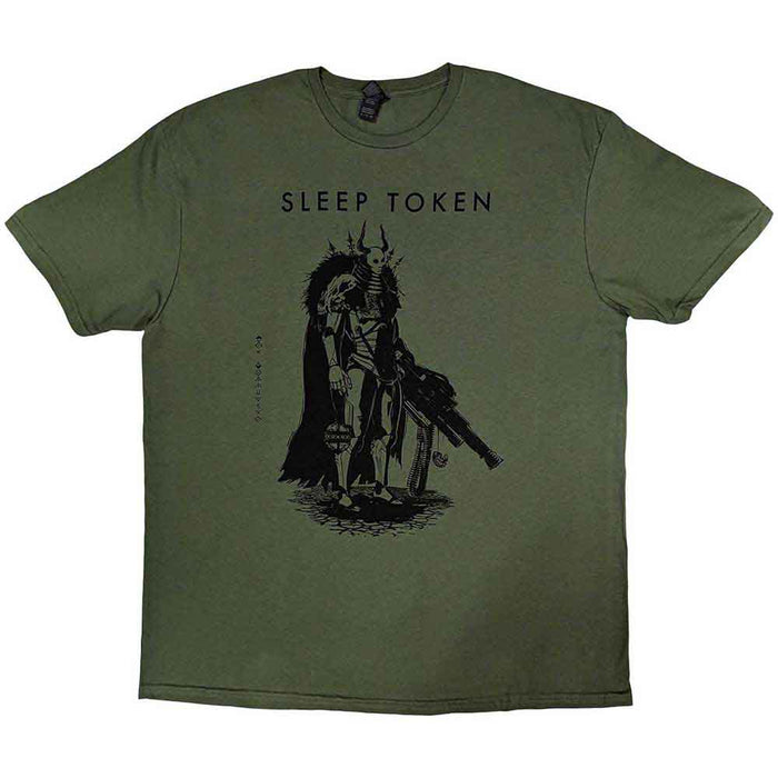 Sleep Token The Summoning Green Small T-Shirt