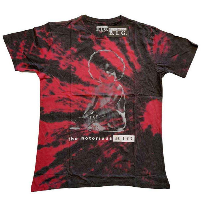 Biggie Smalls Baby Biggie Wash Red XX-Large T-Shirt