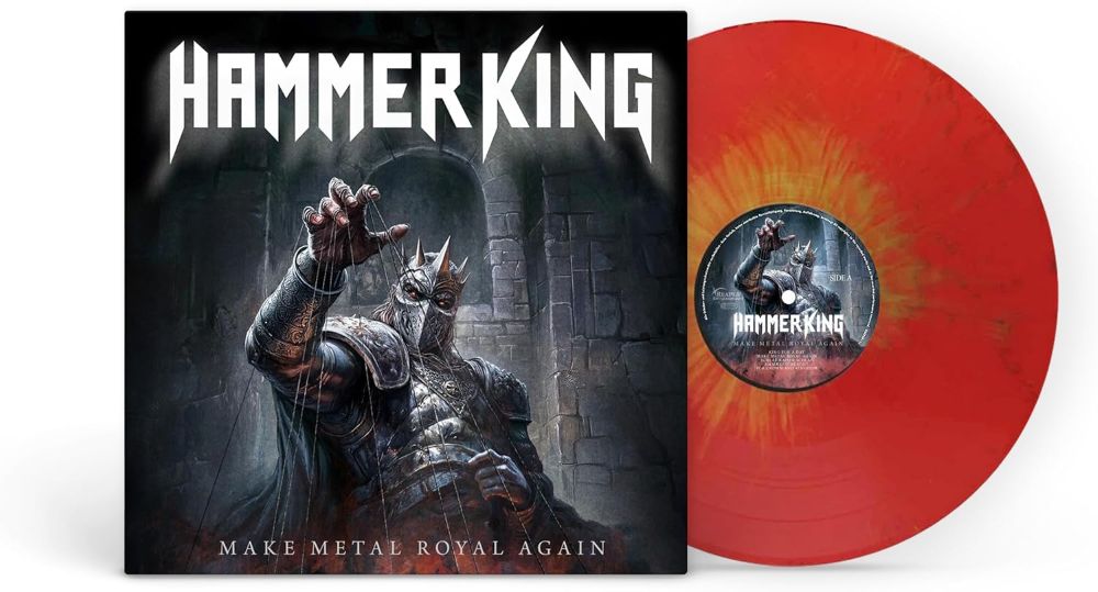 Hammer King Make Metal Royal Again Vinyl LP Red Gold Splatter Colour 2025