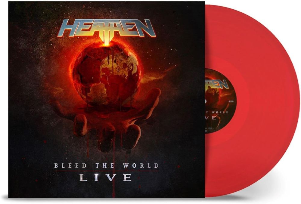 Heathen Bleed the World: Live Vinyl LP Transparent Red Colour 2025