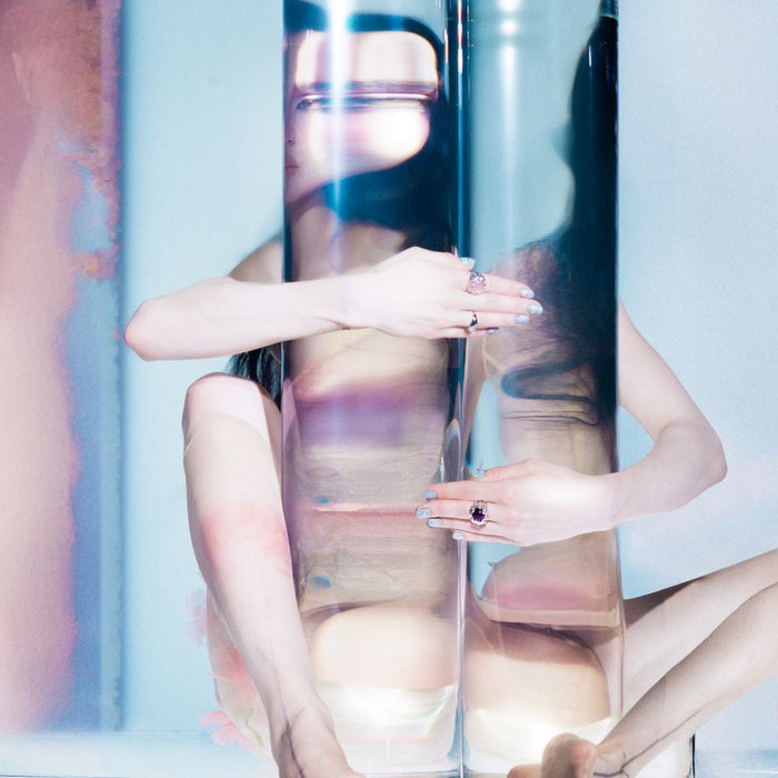 Poppy Empty Hands Vinyl LP Pink in Ice Blue with Pink + Blue Splatter Colour Due Out 23/01/26