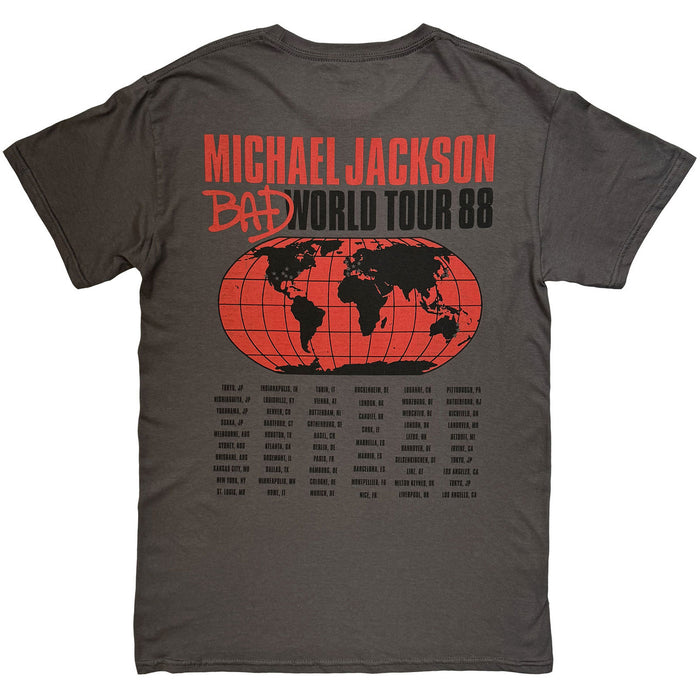 MichaelJackson_Bad World Tour '88_Uni_CHAR_TS:  S Unisex: Music T-Shirt