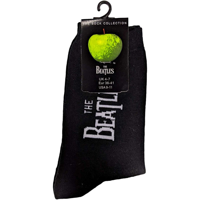 The Beatles Ladies Ankle Socks: Drop T Logo (Uk Size 4 - 7)