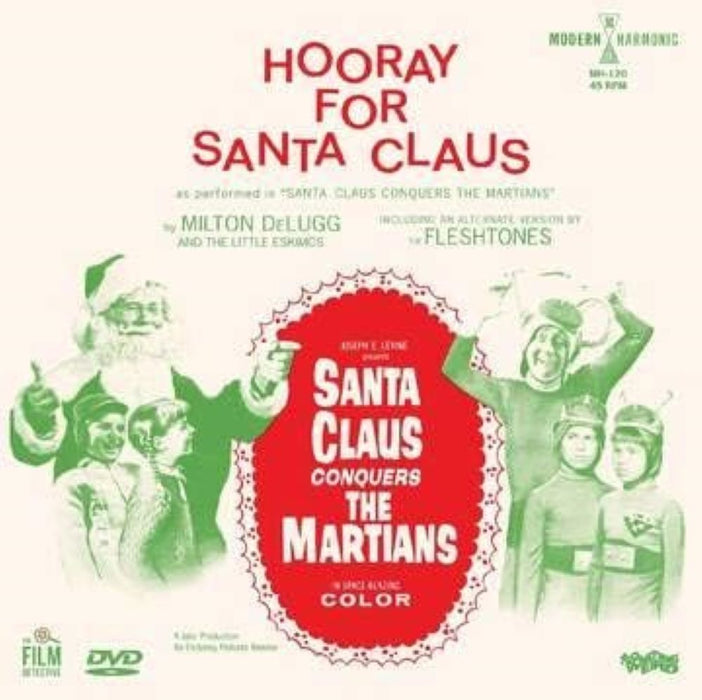 Milton DeLugg & The Little Eskimos / The Fleshtones Hooray For Santa 7" Vinyl Single 2020