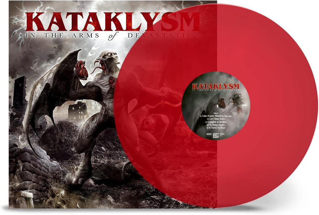 Kataklysm In The Arms Of Devastation Vinyl LP Transparent Red Colour 2024