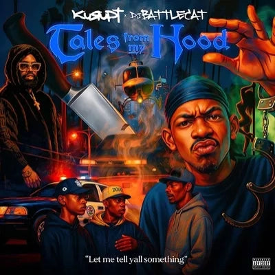 KURUPT X DJ BATTLECAT Tales From My Hood (Limited Deluxe Edition) Vinyl LP Blue Marble Colour Due Out 09/10/26