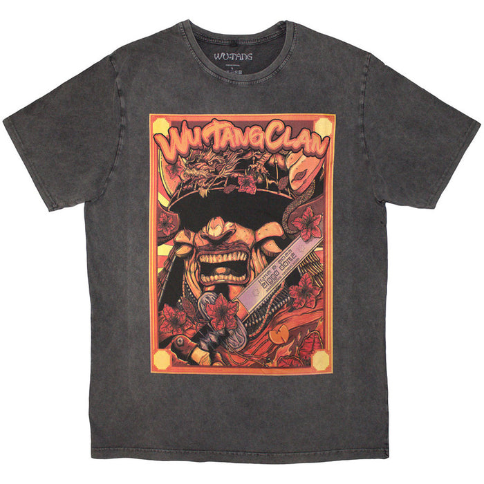 Wu-Tang Clan Stone Wash Amsterdam '23 Charcoal Grey Medium T-Shirt