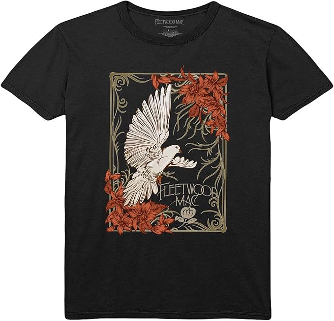 Fleetwood Mac Dove Black Medium T-Shirt