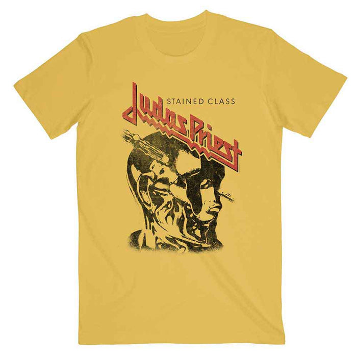 Judas Priest Stained Glass Yellow X-Large Unisex T-Shirt