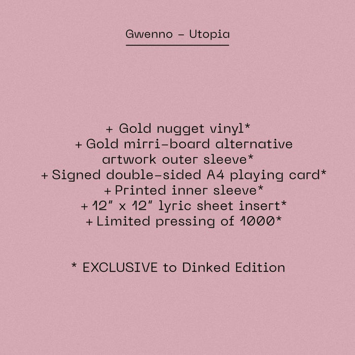 Gwenno Utopia Vinyl LP 2025 Ltd Dinked Edition #338