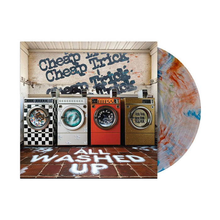 Cheap Trick All Washed Up Vinyl LP Indies Clear w/Orange & Blue Marble Colour 2025