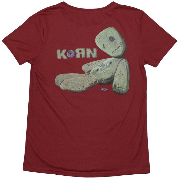 Korn Doll Issues Red Ladies Small T-Shirt