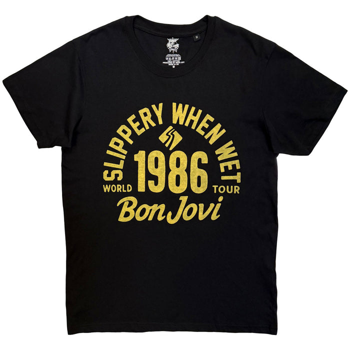 Bon Jovi 1986 World Tour Black Medium T-Shirt