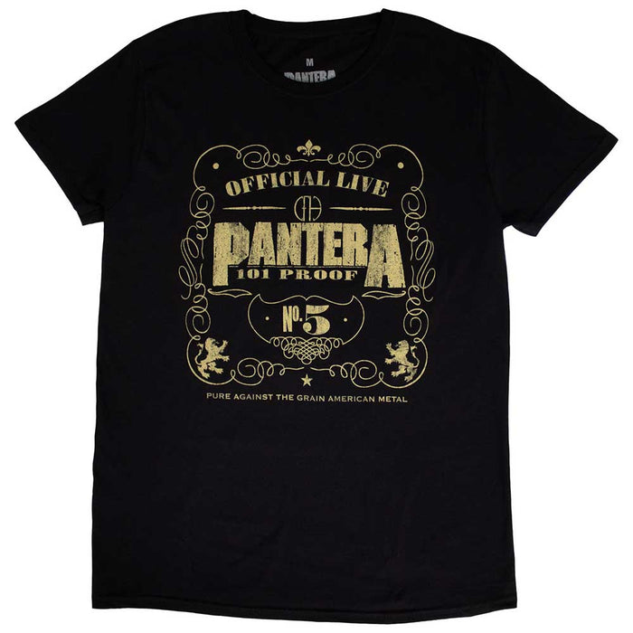 Pantera 101 Proof Black Large Unisex T-Shirt