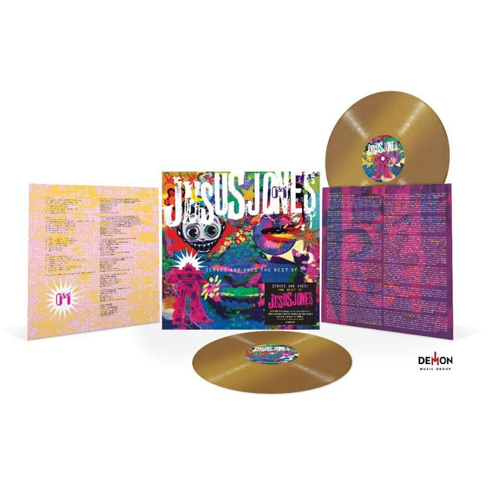 Jesus Jones Zeroes And Ones: The Best Of Vinyl LP Gold Colour 2022