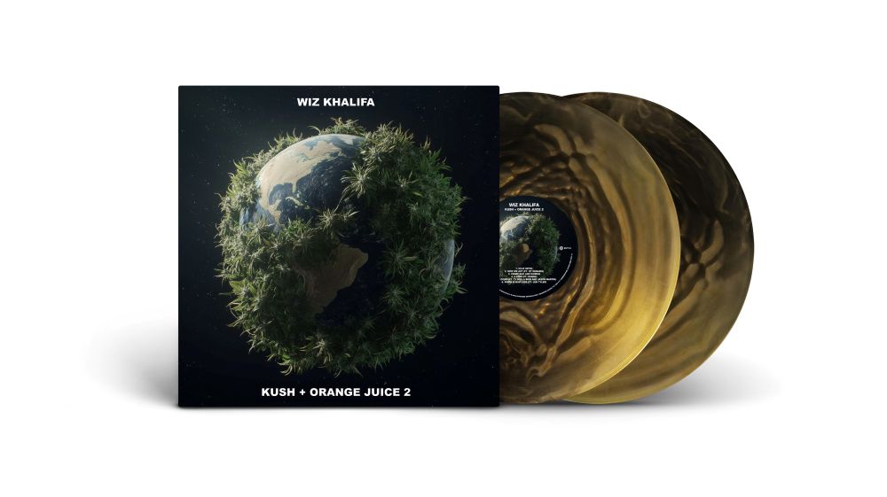 Wiz Khalifa Kush + Orange Juice 2 Vinyl LP Black & Gold Colour 2026