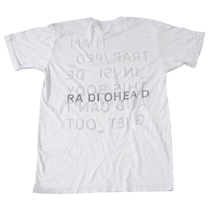 Radiohead Trapped White Large T-Shirt