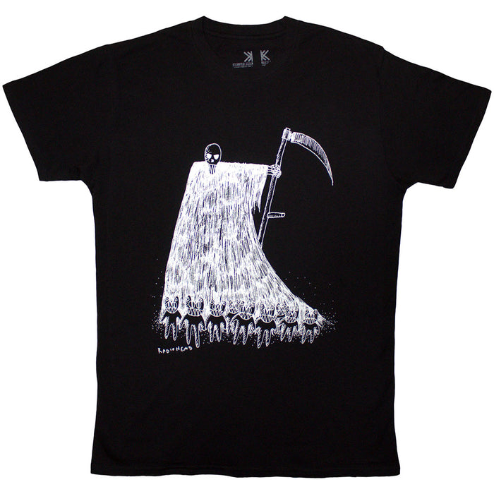 Radiohead Grim Reaper Black X-Large T-Shirt