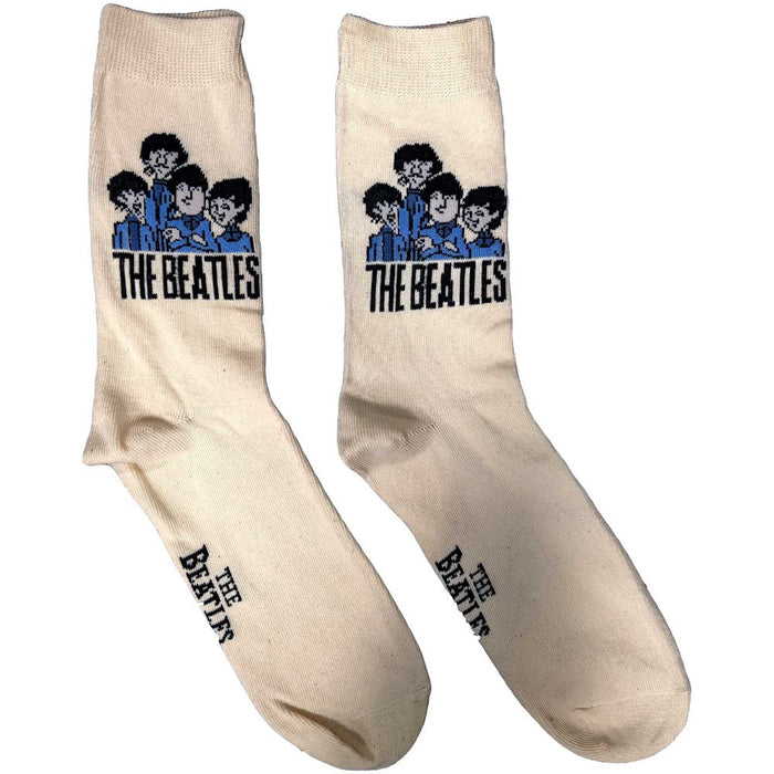 The Beatles Unisex Ankle Socks: Cartoon Group (Uk Size 7 - 11)