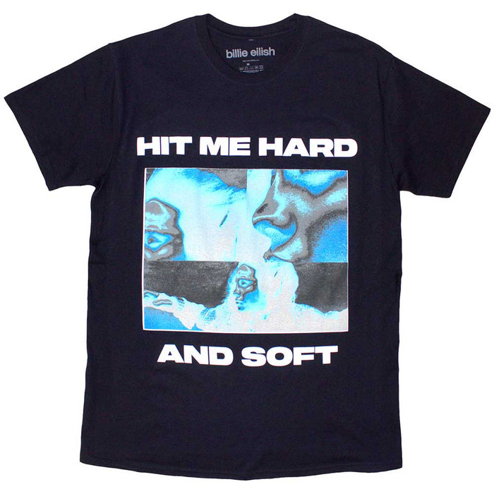Billie Eilish Hit Me Hard And Soft Negative Navy Blue Medium T-Shirt