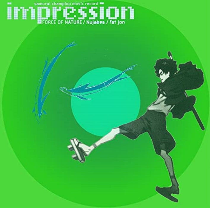 Jon Fat, Nature of Force and Nujabes Samurai Champloo Music Record Impression Vinyl LP 2023
