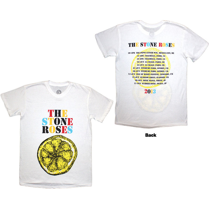 The Stone Roses Tour 2013 White Medium T-Shirt