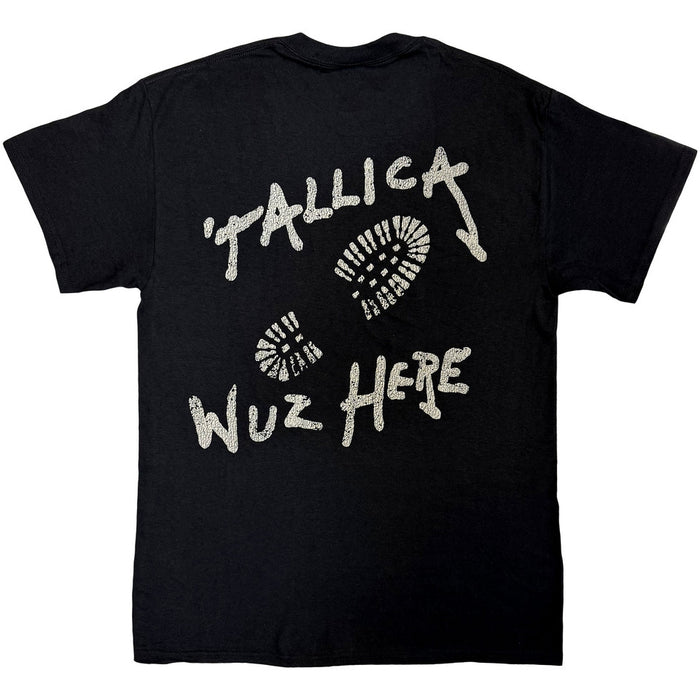Metallica Wuz Here Black XX-Large T-Shirt