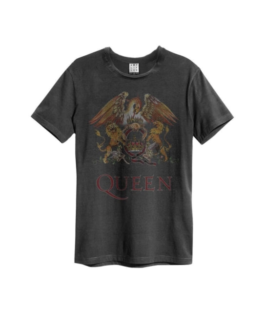 Queen Royal Crest Charcoal Grey Small T-Shirt