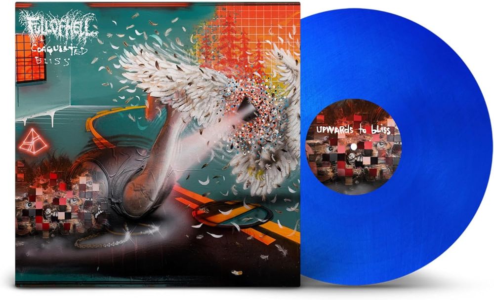 Full Of Hell Coagulated Bliss Metallic Vinyl LP Blue Colour 2025