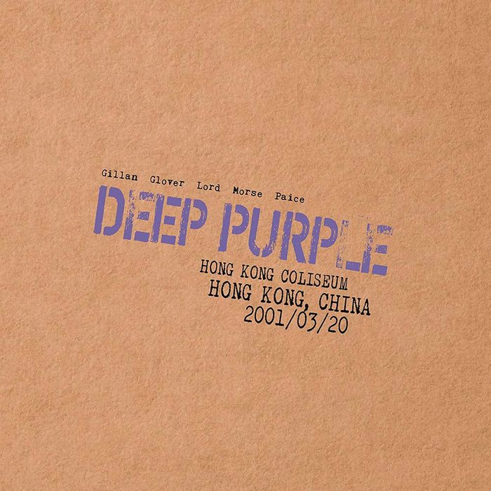 Deep Purple Live In Hong Kong 2001 Vinyl LP 2022