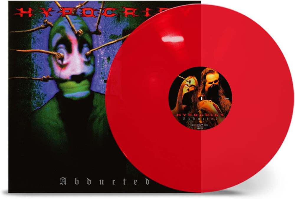 Hypocrisy Abducted Vinyl LP Transparent Red Colour 2023