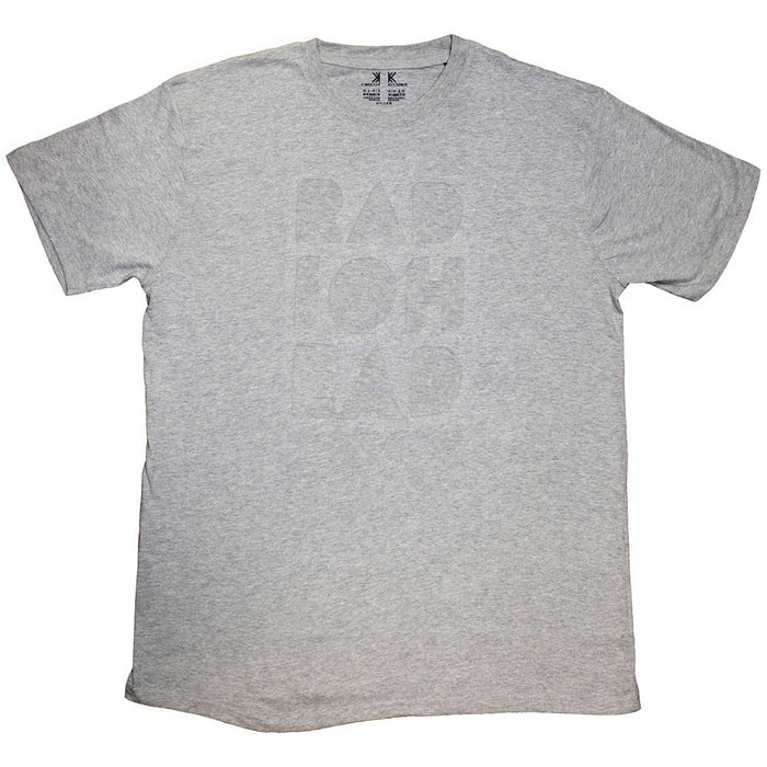 Radiohead Note Pad Cut-Out Grey X-Large T-Shirt