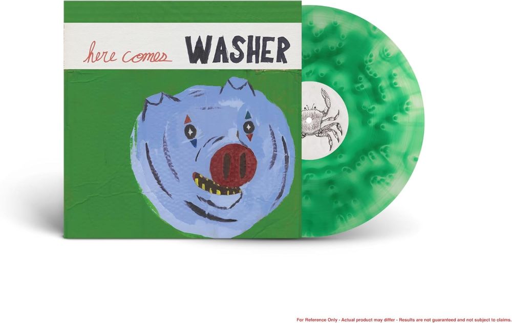 Washer Here Comes Washer Vinyl LP Cloudy Green Colour Due Out 09/01/26