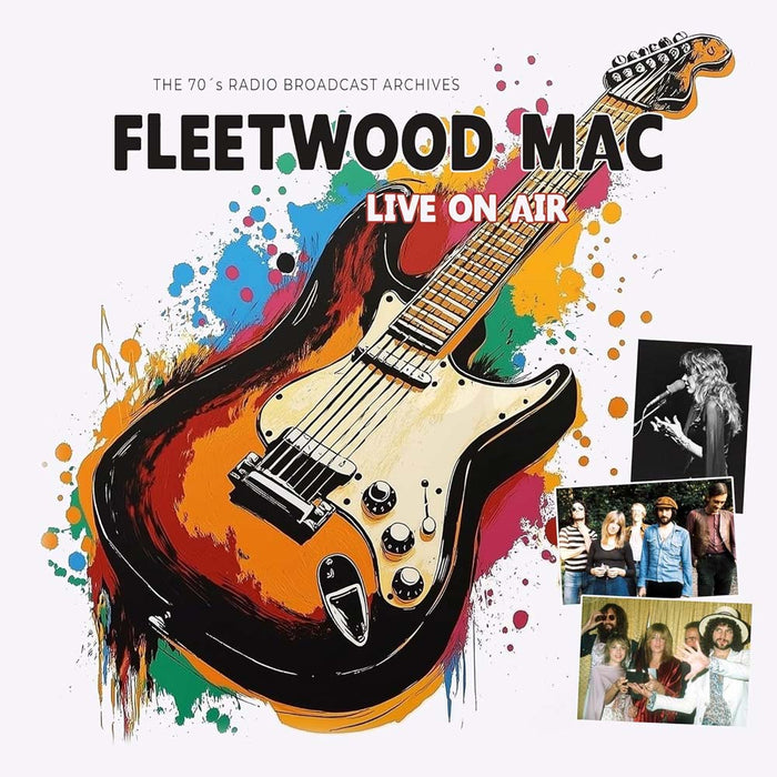 Fleetwood Mac Live On Air Vinyl LP White Colour 2025