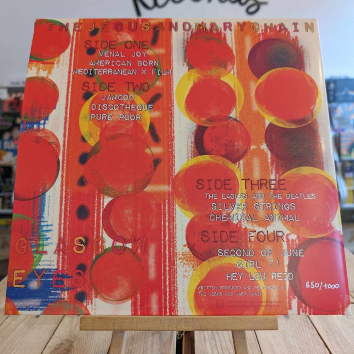The Jesus And Mary Chain Glasgow Eyes Signed Vinyl LP Clear Blue/Clear Red Colour 2024