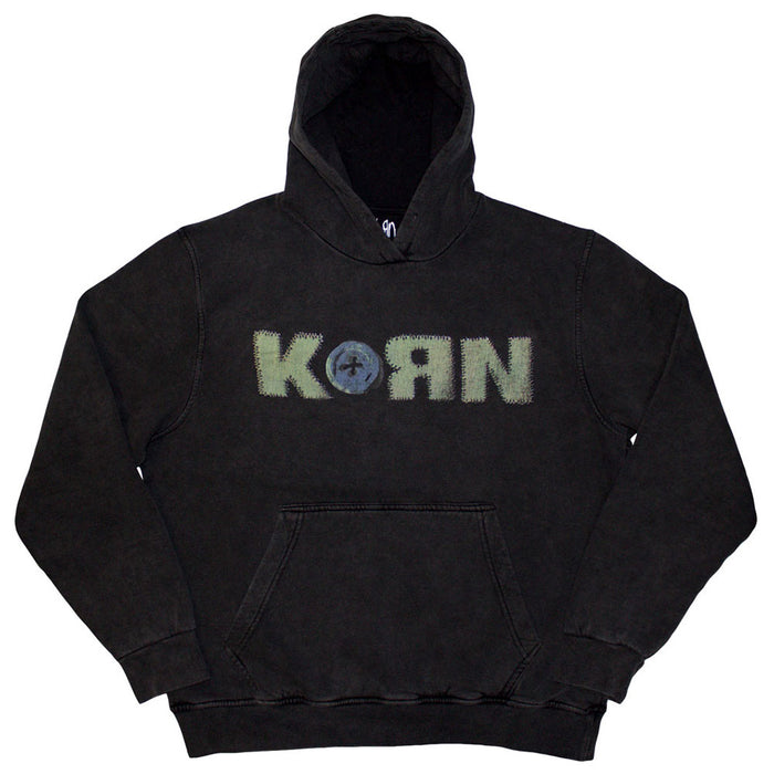 Korn Doll Issues Stone Wash Charcoal Grey X-Large Hoodie